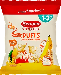 Multigrain Puffs Mango Banana 1-3 År Eko