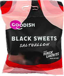 Lakrits Black Sweets Salthallon