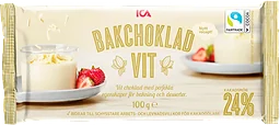 Bakchoklad Vit 100g ICA