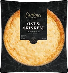 Ost- & skinkpaj 800g Carolines kök
