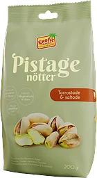 Pistagenötter Torrostade och fint saltade 200g Exotic Snacks