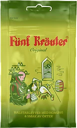 Halstabletter Fünf Kräuter 70g Cloetta