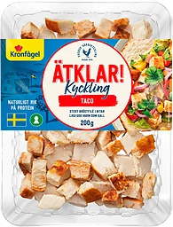 Kyckling Taco Stekt Bröstfilé i bitar