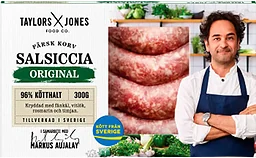 Färskkorv Salsiccia Original 96% Kötthalt 300g Taylors and Jones