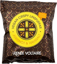 Snacks Vegan Crispy Linspuffar Jordnöt & Havssalt Eko 90g Renée Voltaire
