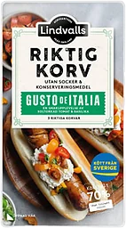 Kryddkorv Gusto de Italia Riktig Korv 70% Kötthalt 270g Lindvalls