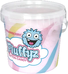 Sockervadd Jordgubb 50g Fluffyz