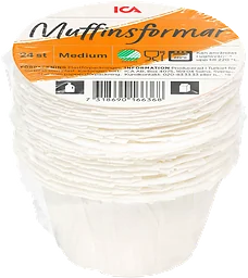 Muffinsformar Amerikanska 24-p Miljömärkt ICA
