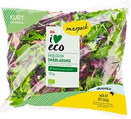 Småbladsmix Storpack Ekologisk 125g ICA I love eco Klass 1