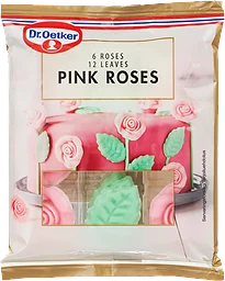 Sockerrosor och blad 50g Dr.Oetker