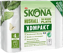 Hushållspapper Kompakt 4-p ICA Skona