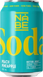 Soda Peach Pineapple 33cl Nåbe