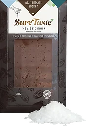 Chokladkaka Havssalt Mörk 90g Sure Taste