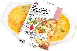 Färdigmat Röd Curry med Kyckling & Ris 400g ICA