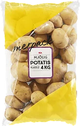 Potatis Mjölig 4kg Klass 2 ICA