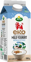 Yoghurt Mild Naturlig fetthalt 3,8-4,5% Ekologisk 1500g Arla Ko®