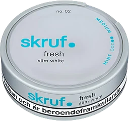 Portionssnus Vit Slim Fresh 16,6g Skruf