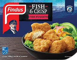 Fish & Crisp Nuggets Frysta/ca. 20-pack