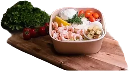 Caesarsallad med räkor
