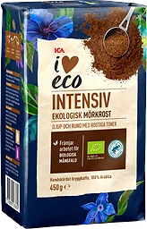 Bryggkaffe Mörkrost Ekologisk 450g ICA I love eco