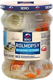 Inlagd Sill Rolmopsy 400g varav sill 210g Seko