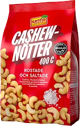 Cashewnötter Rostade & saltade 400g Exotic Snacks