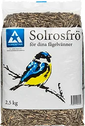 Foderråvara Vildfågel Solrosfrö 2,5kg Nordstar