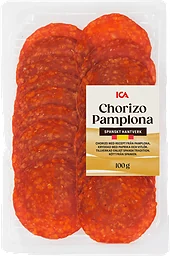 Chorizo Pamplona Skivad 100g ICA