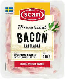 Bacon Miniskivat 140g Scan