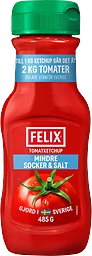 Ketchup Mindre Socker Salt 485g Felix