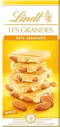Chokladkaka LES GRANDES Vit Choklad Mandel 150g Lindt