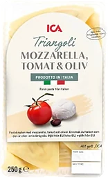 Pasta Triangoli Mozarella Tomat & Oliv Färsk 250g ICA