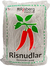 Risnudlar tunna 1mm 400g Risberg