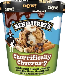Glass Churrifically churros-y 465ml Ben & Jerrys
