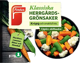 Herrgårdsgrönsaker Fryst 550g Findus