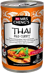 Grytbas Thai red curry Het 400ml Mrs Chengs