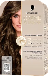 Hårfärg 6-0 Natural Light Brown 1-p Creme Supreme