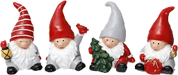 Tomte Pytte 6,5cm 1p Festive