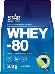 Proteinpulver Whey 80 Päron 500g Star Nutrition