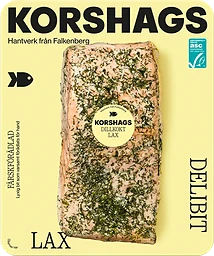Laxfilé Färsk Kokt 300g Miljömärkt Korshags