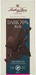 Chokladkaka Dark 70% Rich 80g Anthon Berg