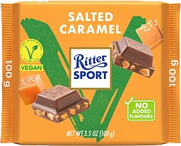 Chokladkaka Salted Caramel Vegan 100g Ritter
