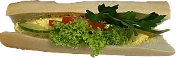 Baguette currykyckling ca 300g