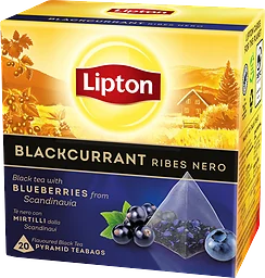Te Svart Blackcurrant Pyramid 20p Lipton