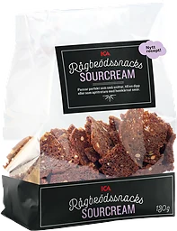 Rågbrödssnacks Sourcream 130g ICA