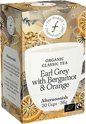 Svart te Earl grey Bergamot & orange 20-pack Eko