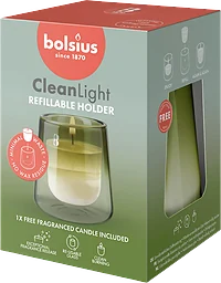 Glaslykta med Doftljus