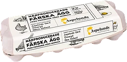 Ägg Frigående Inhomhus M/L 12st Aspelunds Ägg