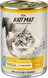 Kattmat Kyckling i sås 400g ICA