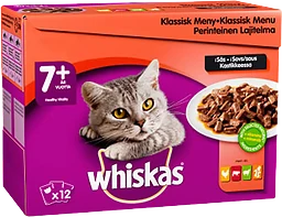 Kattmat Kött i sås 12-p Whiskas
